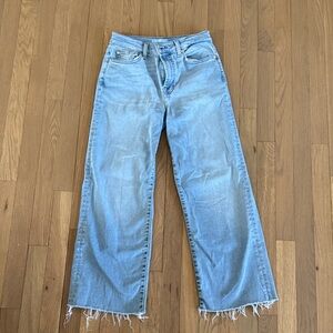 7 For All Mankind Cropped Alexa Cut Hem